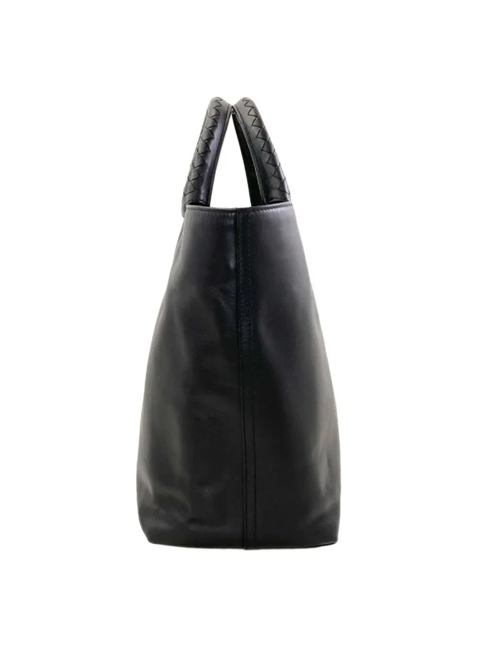 Bottega Veneta Simple Design Handbag Leather